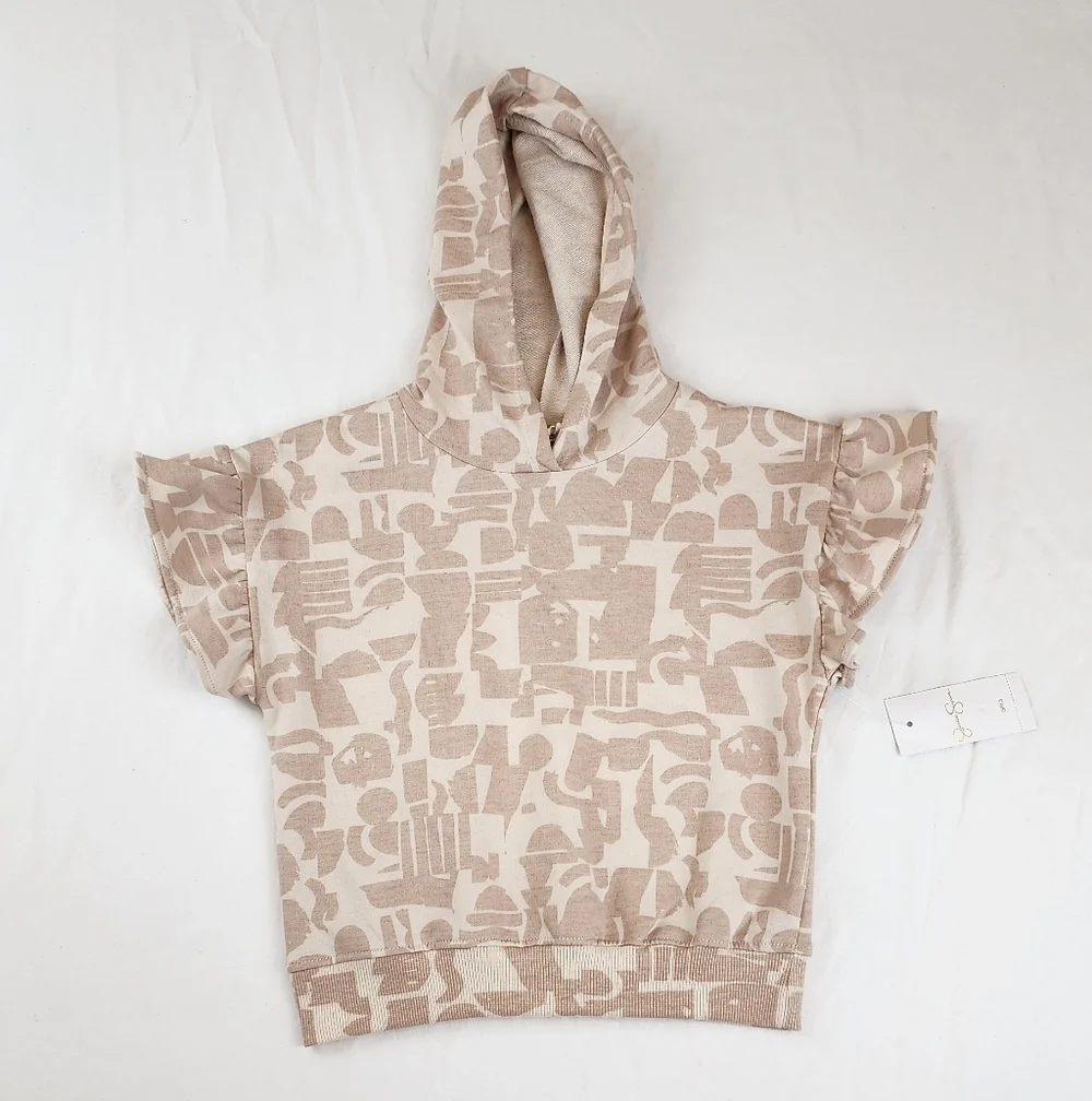 Jessica Simpson Short Sleeve Hooded sweatshirt
